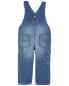 Фото #9 товара Toddler Knit-Like Denim Overalls 2T