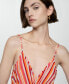 ფოტო #2 პროდუქტის Women's Stripped Print Dress