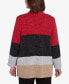 Фото #2 товара Runway Ready Women's Color Block Cozy Cardigan