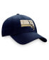 ფოტო #2 პროდუქტის Men's Navy Georgia Tech Yellow Jackets Slice Adjustable Hat