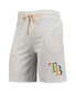 Фото #3 товара Men's Oatmeal Tampa Bay Rays Mainstream Logo Terry Tri-Blend Shorts