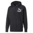 Фото #1 товара Puma Fandom Pullover Hoodie Mens Black Casual Athletic Outerwear 53611401