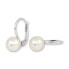 Delicate gold earrings with real pearls 745 235 001 00397 0700000