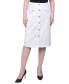 Фото #1 товара Юбка NY Collection женская узкая твидовая с карманами двойной вязки