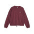 Фото #1 товара Puma Downtown Oversized Crew Neck Sweatshirt Womens Red 62145522