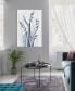 Фото #5 товара "Radiant Blues 2" Frameless Free Floating Tempered Glass Panel Graphic Wall Art, 48" x 32" x 0.2"
