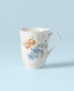 Фото #2 товара Butterfly Meadow 12 Oz. Floral Porcelain Mug