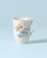 Butterfly Meadow 12 Oz. Floral Porcelain Mug