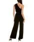 Фото #2 товара Anne Klein One-Shoulder Jumpsuit Women's Black 2