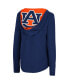 ფოტო #2 პროდუქტის Women's Navy Auburn Tigers Catalina Hoodie Long Sleeve T-Shirt