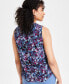 ფოტო #2 პროდუქტის Women's Printed Keyhole Blouse