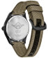 ფოტო #3 პროდუქტის Eco-Drive Men's Star Wars Yoda Beige Nylon Strap Watch 42mm