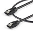 Фото #9 товара 0.6 m Round SATA Cable - 0.6 m - SATA III - SATA 7-pin - SATA 7-pin - Male/Male - Black