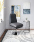 Фото #12 товара 35" Steel, Polyurethane Rory Swivel Accent Chair