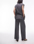 Topshop wide leg trouser in grey grau, 34 - фото #2