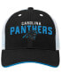 Фото #3 товара Big Boys and Girls Black, White Carolina Panthers Core Lockup Adjustable Hat