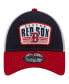 Men's Navy Boston Red Sox Two-Tone Patch 9FORTY Snapback Hat Синий - фото #3