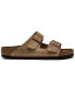 ფოტო #2 პროდუქტის Men's Arizona Essentials Oiled Leather Two-Strap Sandals from Finish Line