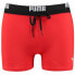 Фото #1 товара Плавки мужские Puma Logo Swim Trunk Boxer Красные