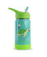 Фото #1 товара Frost Kids Trimax Insulated Stainless Steel Bottle with Design Flip Straw Lid and Silicone Bumper, 12 oz