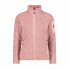 Women's Sports Jacket Campagnolo Melange Knit-Tech Pink