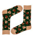 ფოტო #1 პროდუქტის Men's Monkey Novelty Colorful Unisex Crew Socks with Seamless Toe Design, Pack of 1