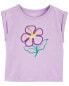 Фото #3 товара Toddler Floral Knit Tee 5T