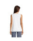 ფოტო #2 პროდუქტის Women's Tall Supima Cotton Tank Top