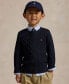 ფოტო #1 პროდუქტის Toddler and Little Boys Cable-Knit Cotton Sweater