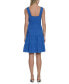 ფოტო #2 პროდუქტის Women's Eyelet-Pattern Square-Neck Dress