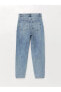 Фото #7 товара LCW Jeans Mom Fit Yırtık Detaylı Kadın Jean Pantolon
