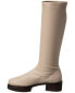 Frame Denim Le Remi Leather Knee-High Boot Women's Beige 35