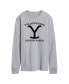 Фото #1 товара Men's Yellowstone Dutton Ranch Y Long Sleeve T-shirt