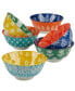 Carnival Multi Set of 6 All Purpose Bowl, 6.25" 6 Asst