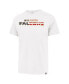 47 Men's White Atlanta Falcons Flag Script Franklin T-Shirt