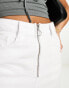 Фото #2 товара Pimkie asymmetric seam detail maxi denim skirt in white wash