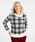 ფოტო #1 პროდუქტის Petite Holiday Themed Whimsy Sweaters, Created for Macy's