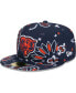 Фото #1 товара Men's Navy Chicago Bears Paisley 59Fifty Fitted Hat