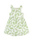ფოტო #3 პროდუქტის Baby Girls Baby Cotton Dresses, Palm Leaf