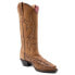 Ferrini Scarlett Embroidery Snip Toe Cowboy Womens Brown Dress Boots 8426103