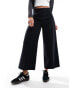 Фото #4 товара ASOS DESIGN structured culotte with linen in black