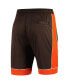 ფოტო #3 პროდუქტის Men's Brown, Orange Distressed Cleveland Browns Vintage-Like Fan Favorite Shorts