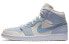 Фото #1 товара Кроссовки Nike Air Jordan 1 Mid Mixed Textures Blue (Голубой)