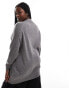 ONLY Curve longline cardigan in grey melange