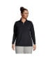 Фото #2 товара Plus Size Fleece Quarter Zip Pullover Jacket