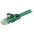 Фото #3 товара StarTech.com 3m CAT6 Ethernet Cable - Green CAT 6 Gigabit Ethernet Wire -650MHz 100W PoE RJ45 UTP Network/Patch Cord Snagless w/Strain Relief Fluke Tested/Wiring is UL Certified/TIA - 3 m - Cat6 - U/UTP (UTP) - RJ-45 - RJ-45