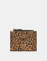 ASOS DESIGN cardholder in leopard print