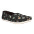 Фото #2 товара TOMS Alpargata Graphic Slip On Womens Black Flats Casual 10016074T