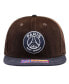 Фото #2 товара Men's Brown Paris Saint-Germain Cognac Snapback Hat