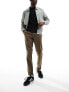 Фото #1 товара ASOS DESIGN slim washed chino in khaki